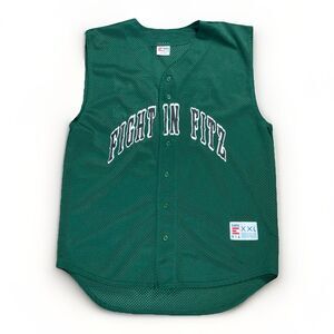 Eagle USA Fight In Fitz Green Sleeveless #55 Jersey Men’s XXL